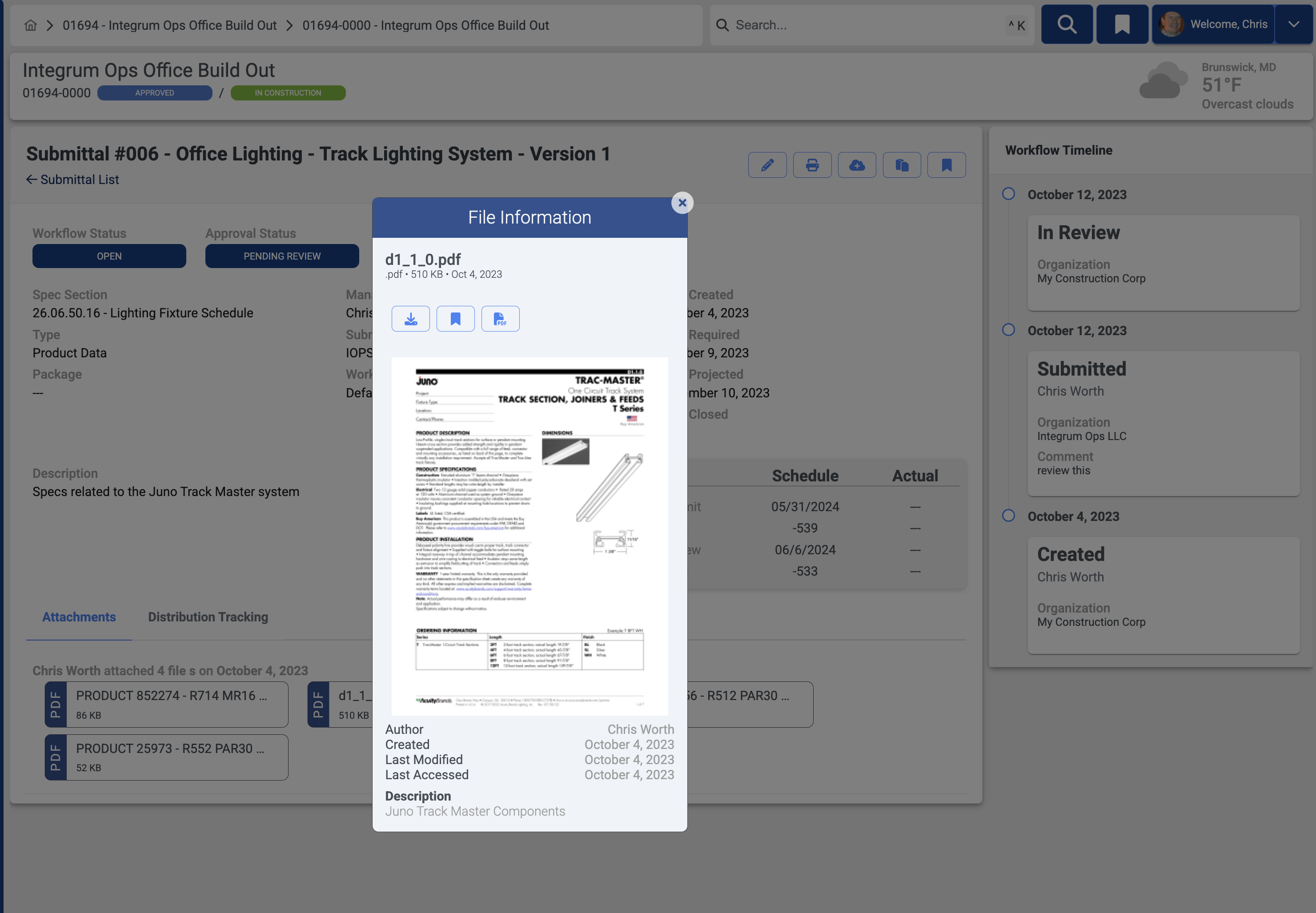 Submittal Management
