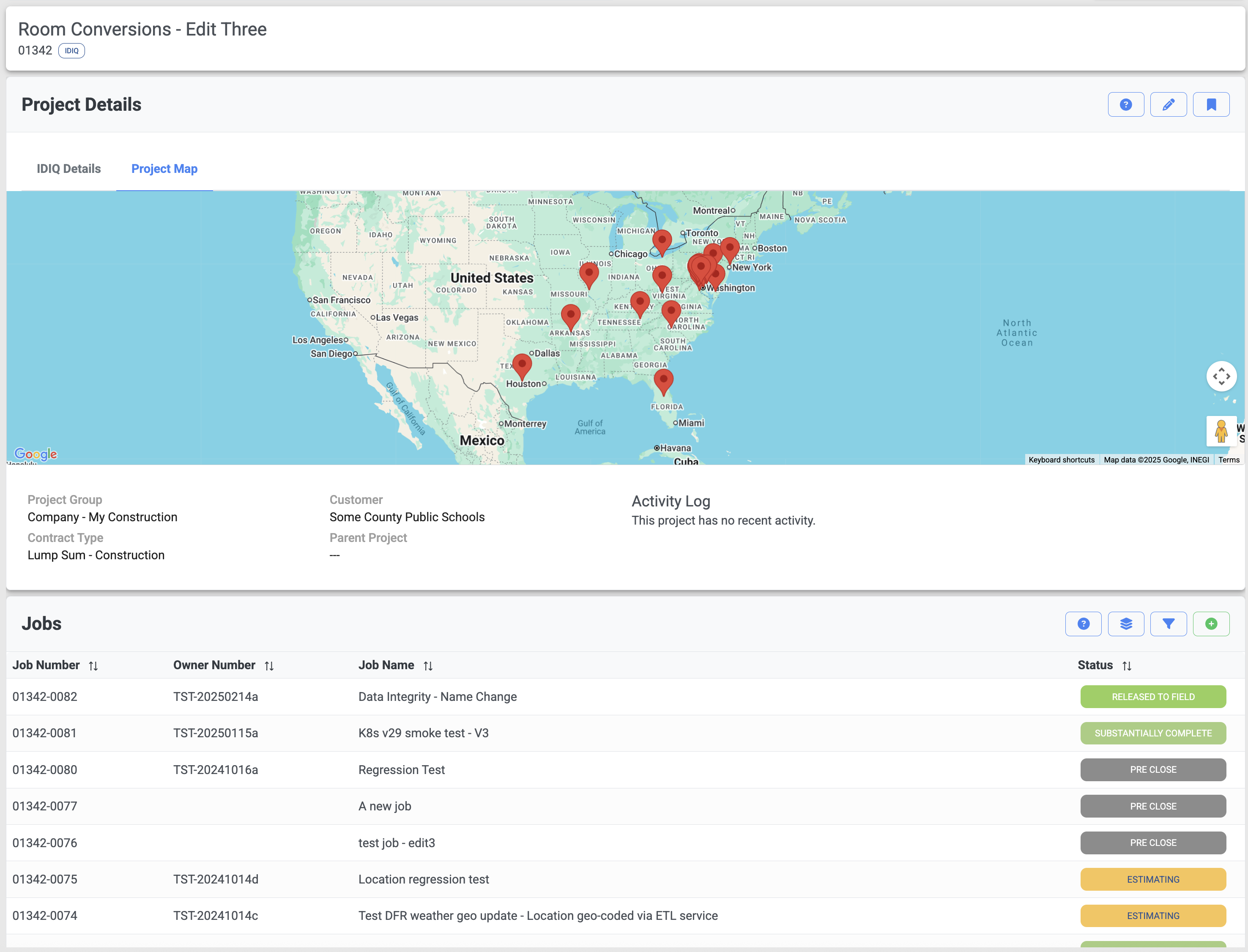 Multi-Project Portfolio View